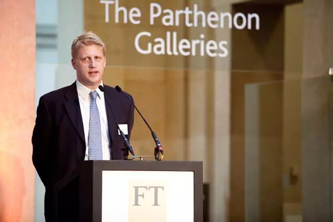 Jo Johnson at British Museum