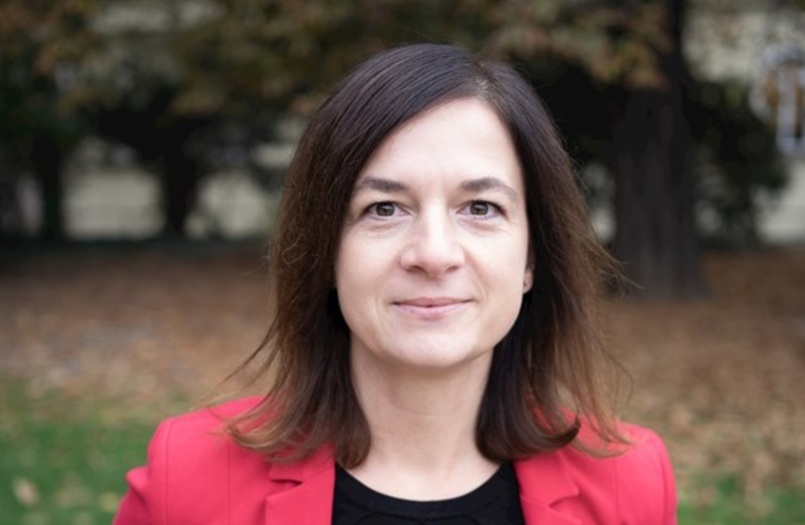 Lenka Vochocová z Fakulty sociálních věd Univerzity Karlovy. Autorka fotografie: Lucie Kotvalová MUNI studie narativy