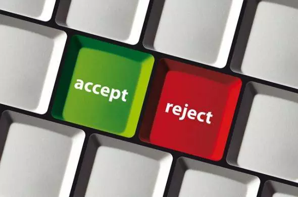 accept reject