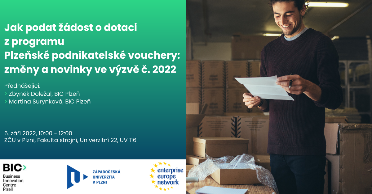 Jak podat žádost  o dotaci  z programu Plzeňské podnikatelské vouchery změny  a novinky ve výzvě č. 2022 1200 628 px 2