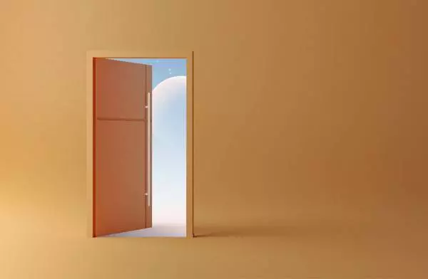 stock open door