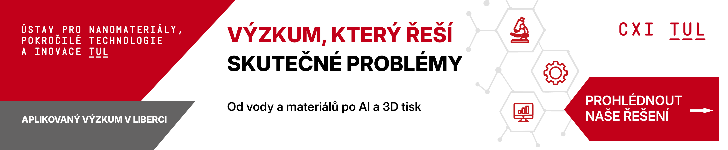 CXI TUL - Výzkum