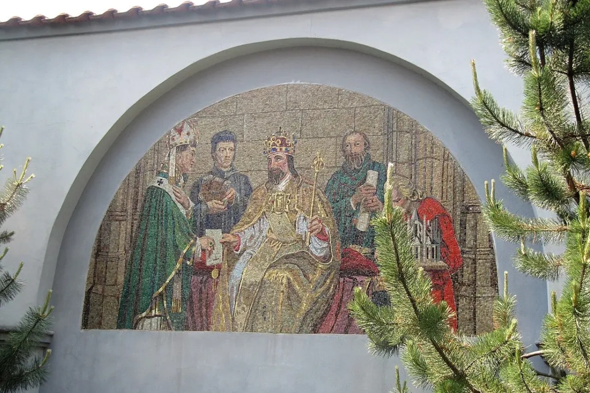 Max Švabinský: Karel IV. zakládá univerzitu | Foto: Wikimedia