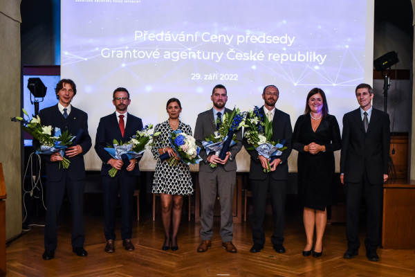 Pět nejlepších vědeckých projektů obdrželo Cenu předsedy GA ČR