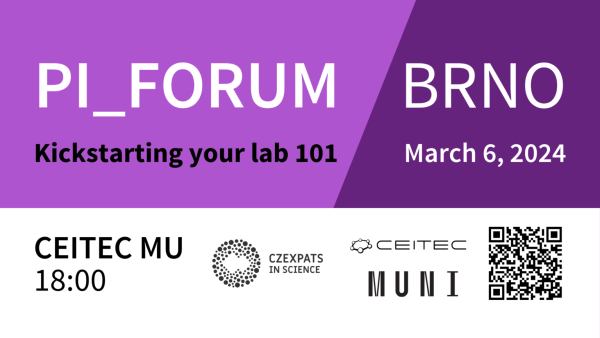 PI Forum Brno: Kickstarting your lab 101