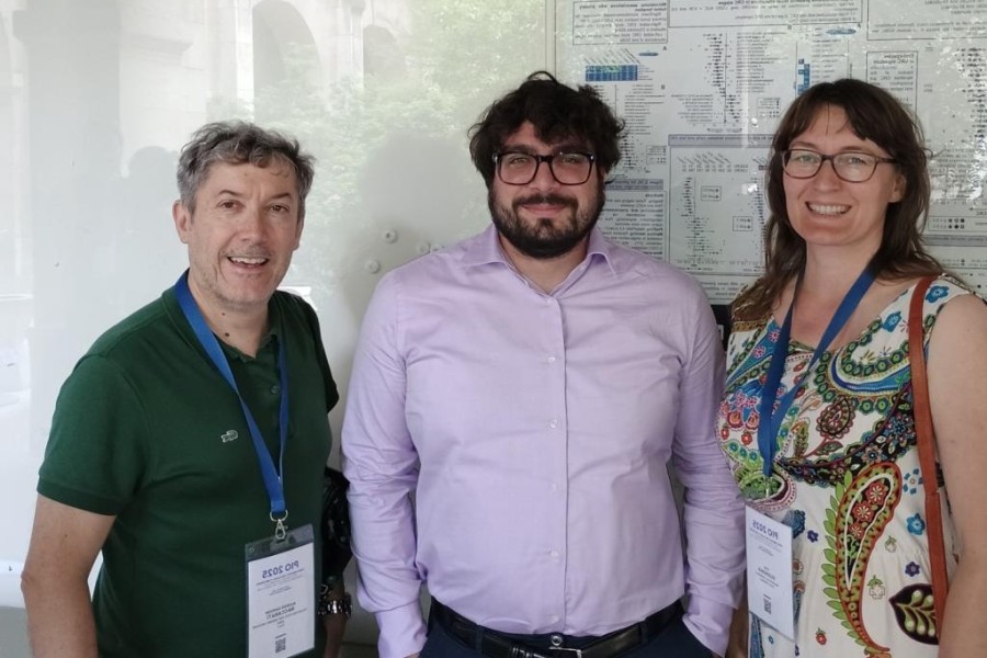Spoluautoři studie na závěrečném mítingu projektu Oncobiome, v rámci kterého byl výzkum proveden, zleva Alessio Naccarati, Gianmarco Piccinno a Eva Budinská | Foto: Eva Budinská