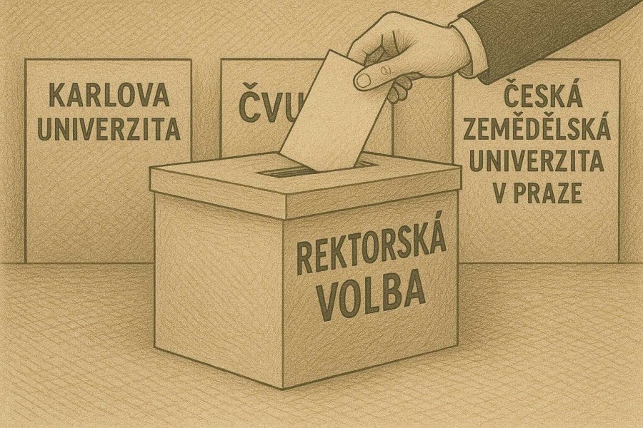 Ilustrační obrázek vytvořený AI, oficiální název je Univerzita Karlova.